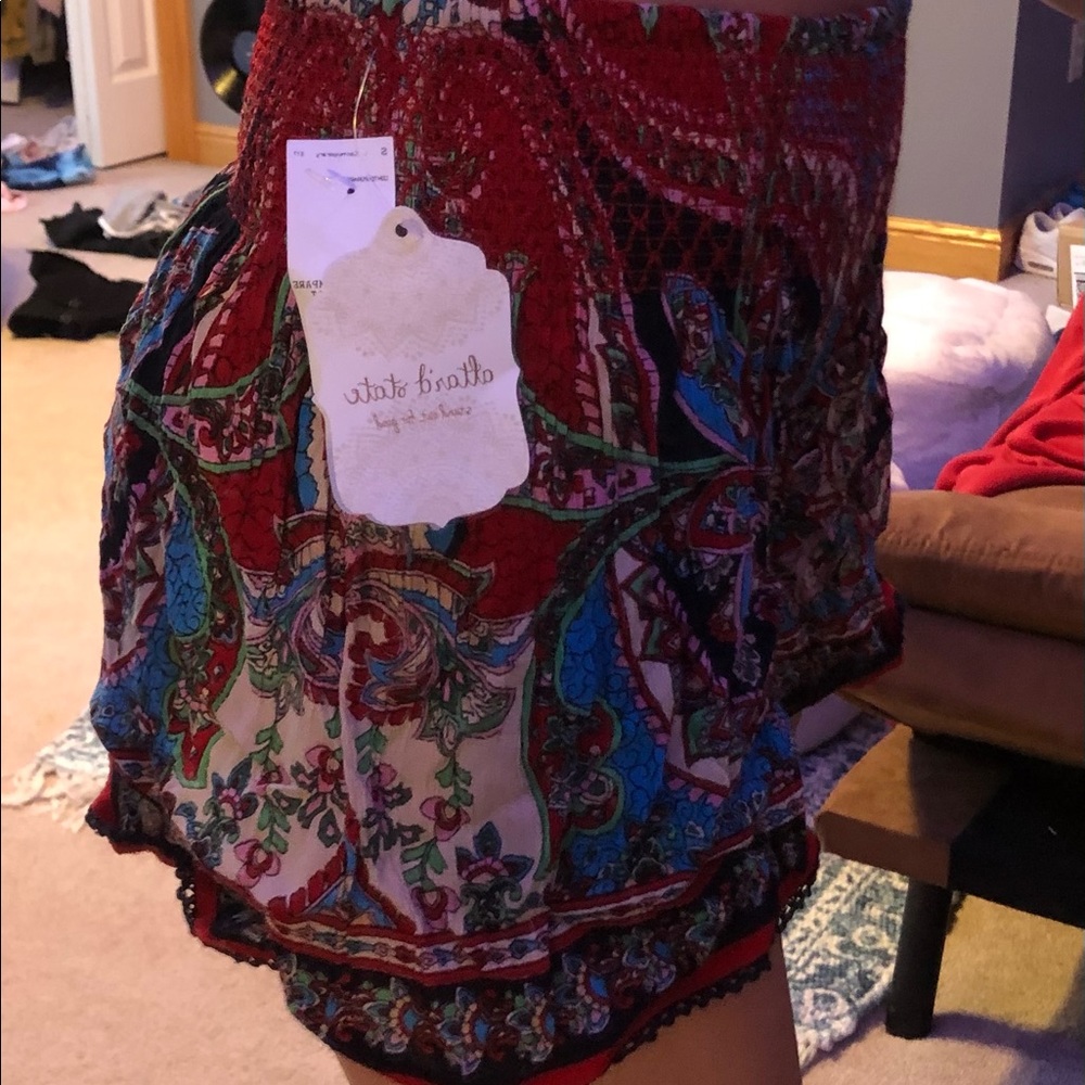 Printed designed shorts